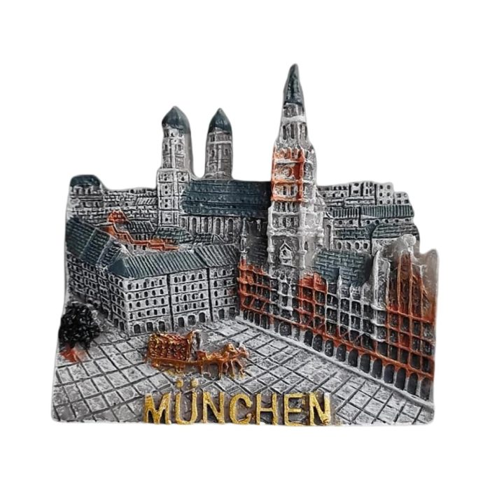 munich germany fridge magnet marienplatz landmark souvenir & elegant office decoration