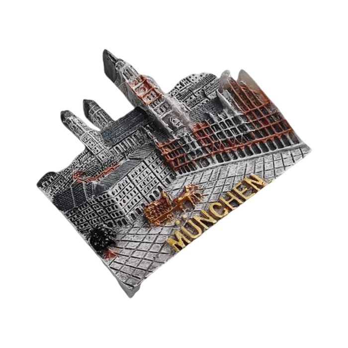 munich germany fridge magnet marienplatz landmark souvenir & elegant office decoration