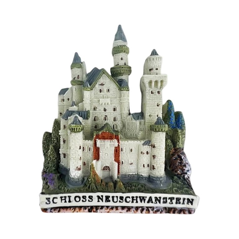 neuschwanstein castle germany fridge magnet fairytale fortress collectible for travel lovers & desk ornament