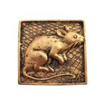 hameln mouse germany fridge magnet pied piper legend bronze finish gift & vintage storytelling decor