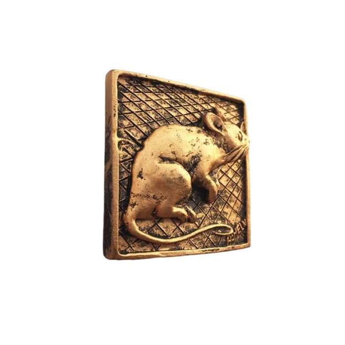 hameln mouse germany fridge magnet pied piper legend bronze finish gift & vintage storytelling decor