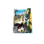 alsace france fridge magnet – storks in village scene travel souvenir & traditional countryside decor