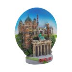 berlin city germany fridge magnet iconic landmarks snow globe style souvenir & 3d scene collector decor
