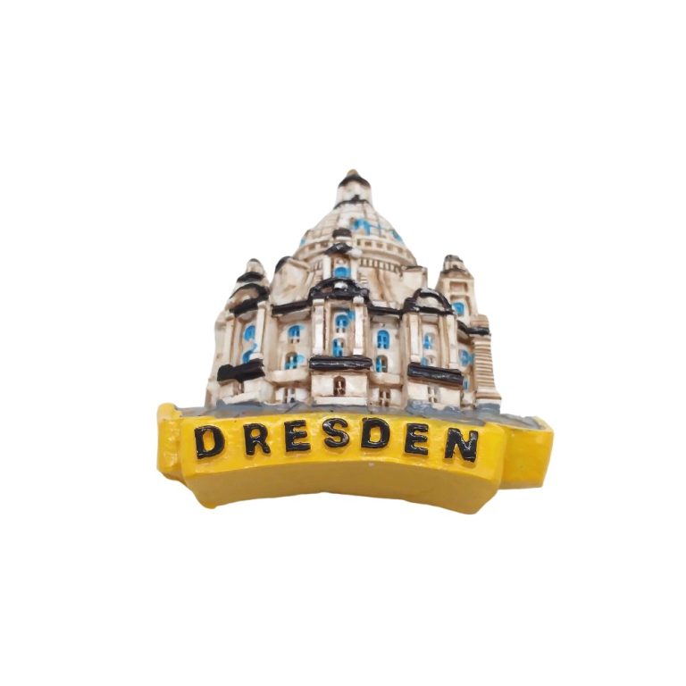dresden germany fridge magnet frauenkirche cathedral souvenir & elegant baroque architecture decor