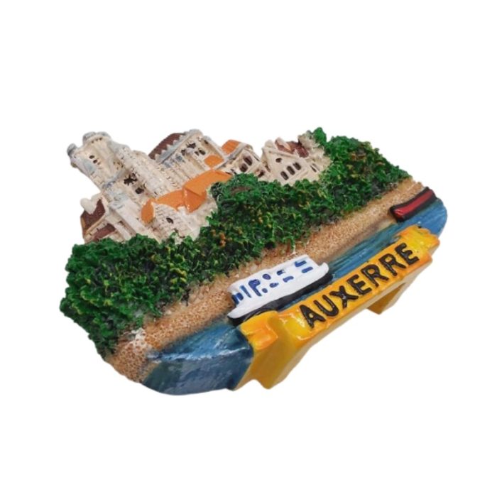 auxerre france fridge magnet – 3d city landmark travel souvenir gift & office whiteboard decor