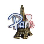 heart shaped love paris france fridge magnet romantic travel keepsake & bold fridge statement piece