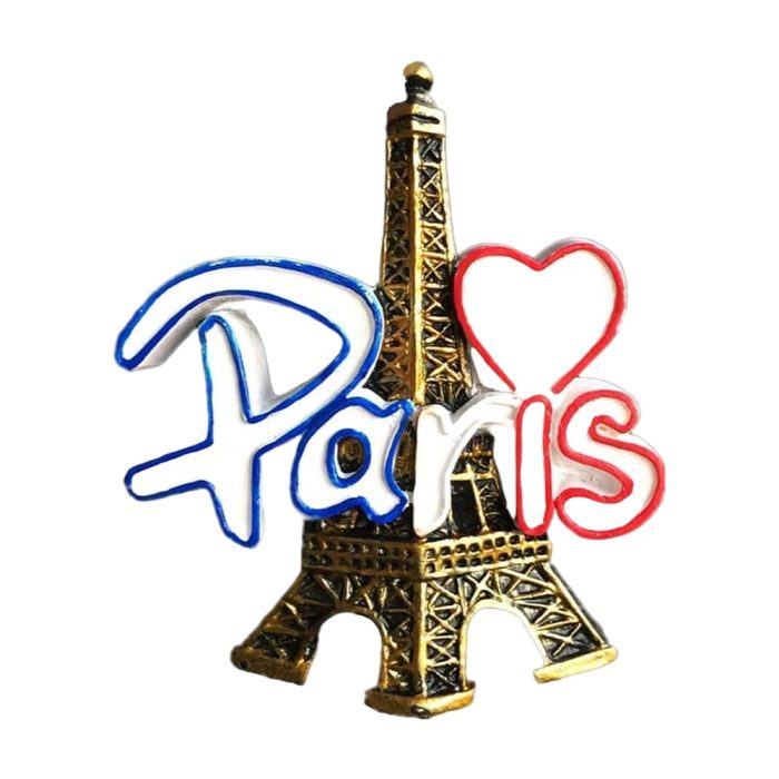 heart shaped love paris france fridge magnet romantic travel keepsake & bold fridge statement piece