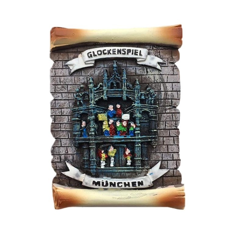 munich glockenspiel germany fridge magnet bavarian heritage gift & traditional home decoration