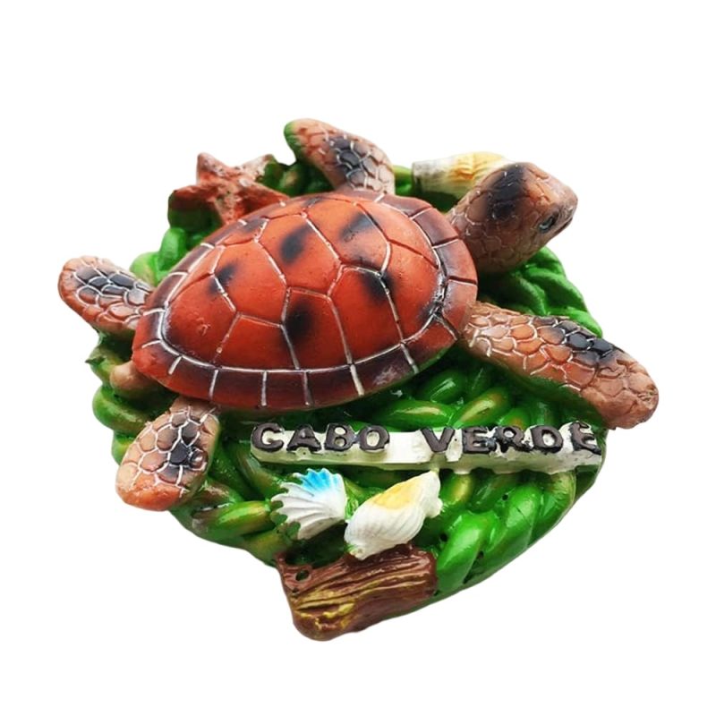 green turtle cabo verde fridge magnets island souvenir & memo board accent