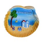 uk scarborough beach fridge magnet seaside scenery souvenir