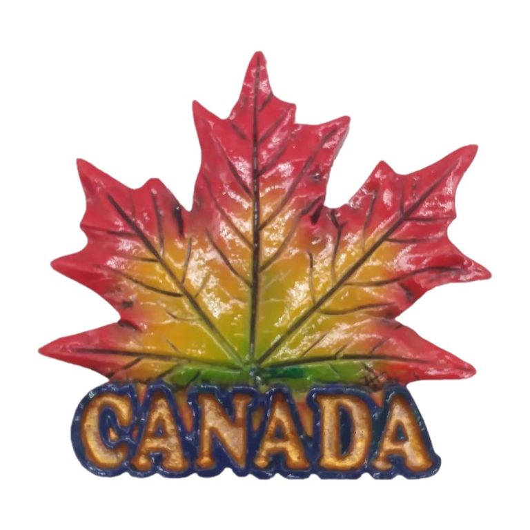 canada maple leaf gradient fridge magnet – autumn color travel souvenir gift & iconic fridge accent
