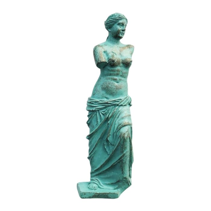 antique venus de milo france fridge magnet green patina sculpture & vintage artboard decor