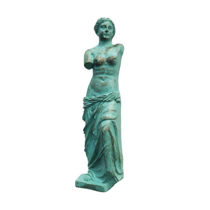 antique venus de milo france fridge magnet green patina sculpture & vintage artboard decor
