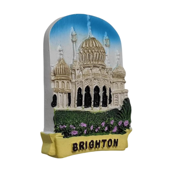 brighton pavilion uk fridge magnet – exotic seaside architecture souvenir from the united kingdom, fun coastal gift idea