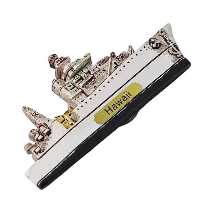 hawaii battleship usa fridge magnet unique nautical travel souvenir & ocean décor