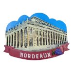 france bordeaux fridge magnet – classical architecture travel souvenir gift & french whiteboard decoration