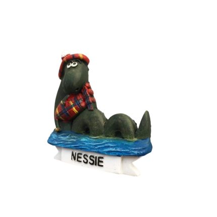 nessie loch ness monster fridge magnet scotland uk fun travel souvenir & cartoon collectible