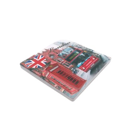 london red bus & telephone box fridge magnet iconic uk souvenir