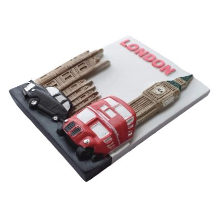 london big ben and double decker bus fridge magnet uk travel souvenir & gift