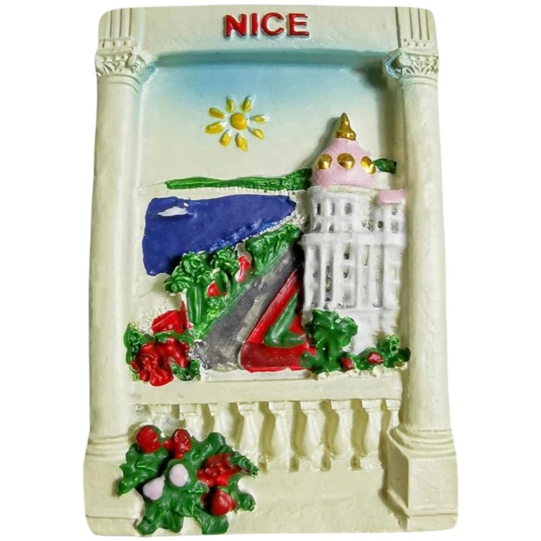 nice city view france fridge magnet mediterranean travel gift & scenic home decoration