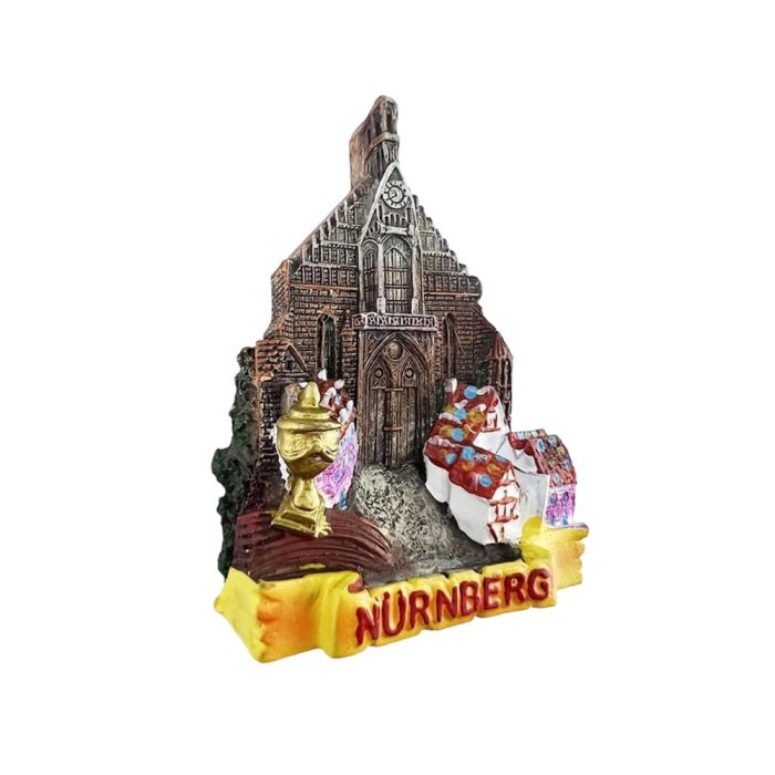 nürnberg germany fridge magnets – gothic church facade & historic landmark souvenir & magnetic heritage accent
