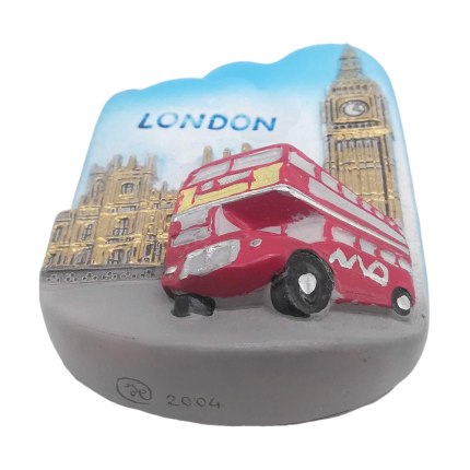 london big ben & red bus fridge magnet iconic souvenir gift & home decoration