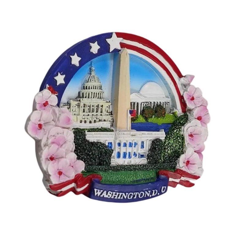 washington d.c. usa fridge magnet patriotic landmark souvenir & decorative gift idea