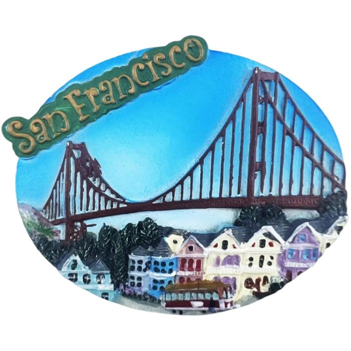 san francisco bridge scene usa fridge magnets golden gate souvenir & kitchen decoration