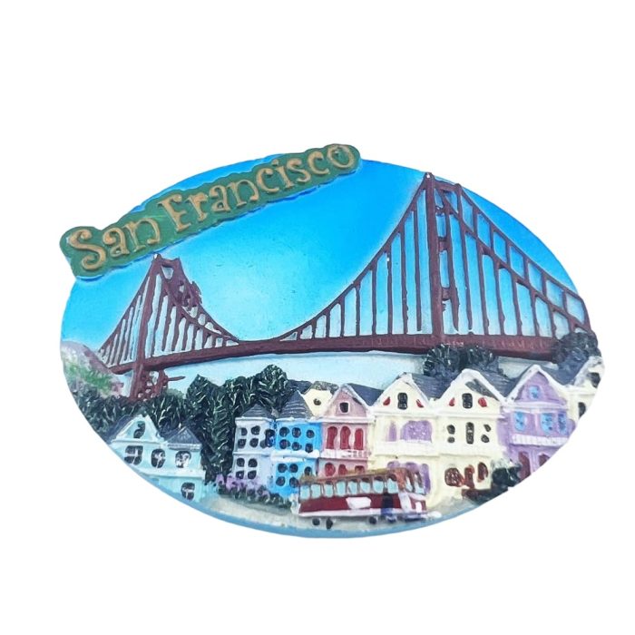 san francisco bridge scene usa fridge magnets golden gate souvenir & kitchen decoration