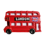 red double decker bus uk fridge magnet iconic london vehicle model for souvenir collection & magnetic board decoration