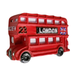 red double decker bus uk fridge magnet iconic london vehicle model for souvenir collection & magnetic board decoration