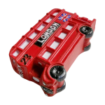 red double decker bus uk fridge magnet iconic london vehicle model for souvenir collection & magnetic board decoration