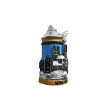 munich cityscape germany fridge magnet vintage beer mug souvenir & bavarian charm decor