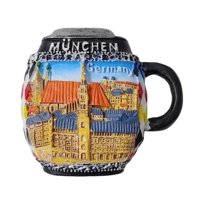 münchen germany fridge magnets bavarian skyline souvenir gift & magnetic whiteboard decor