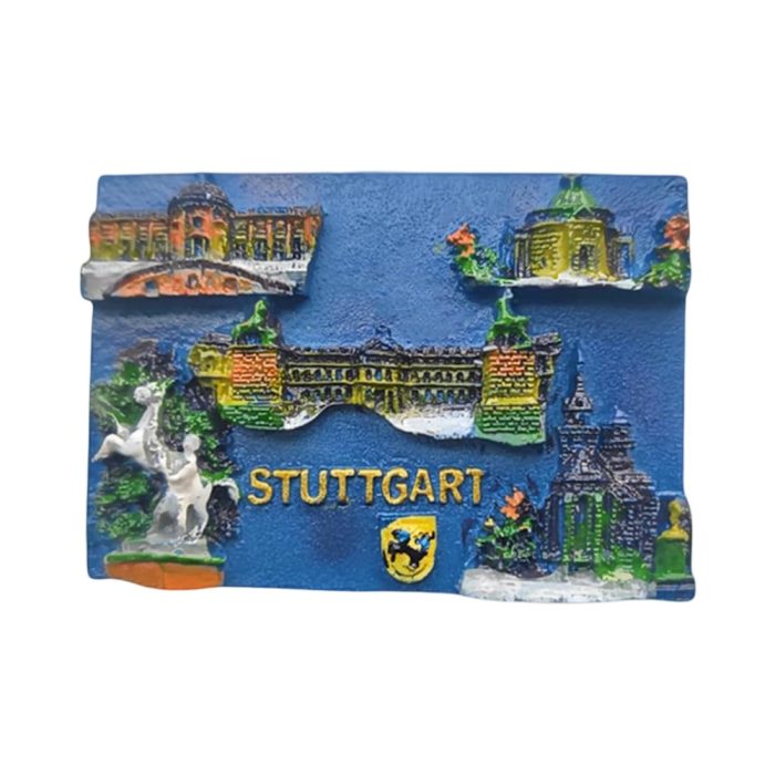stuttgart germany fridge magnets automotive heritage keepsake & fridge memo holder