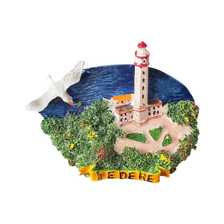 ile d’aix france fridge magnet lighthouse island souvenir & ocean breeze whiteboard décor