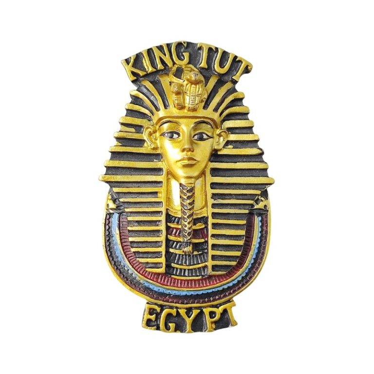 egypt fridge magnet king tut pharaoh mask souvenir gift & ancient egyptian decor