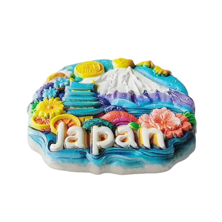 japan mount fuji fridge magnet cultural souvenir & scenic travel gift