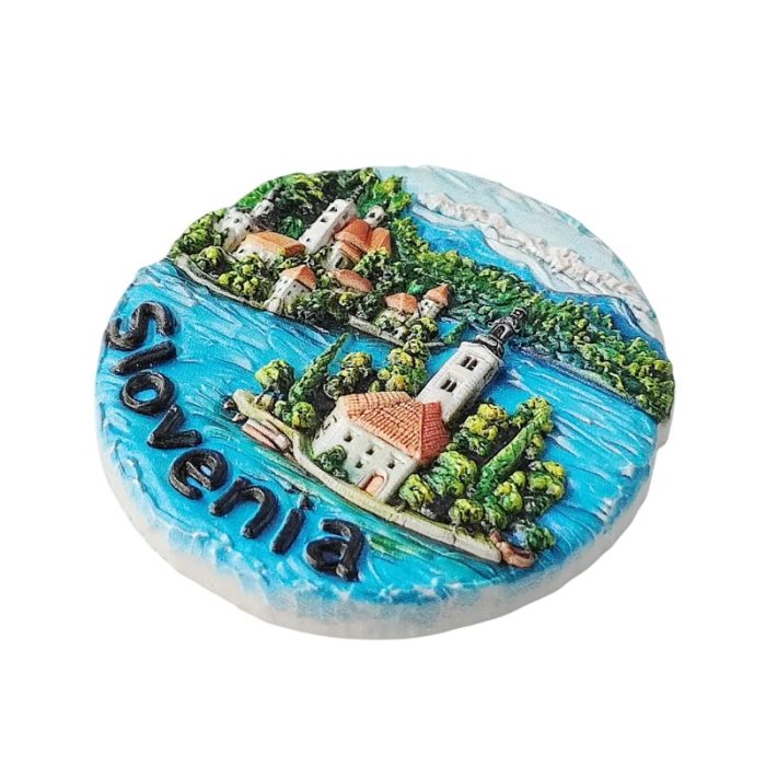 slovenia fridge magnet lake bled scenic fridge magnets for travel souvenir & home decoration