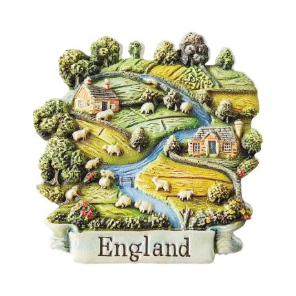 english countryside uk fridge magnet pastoral village travel souvenir & rural home accent