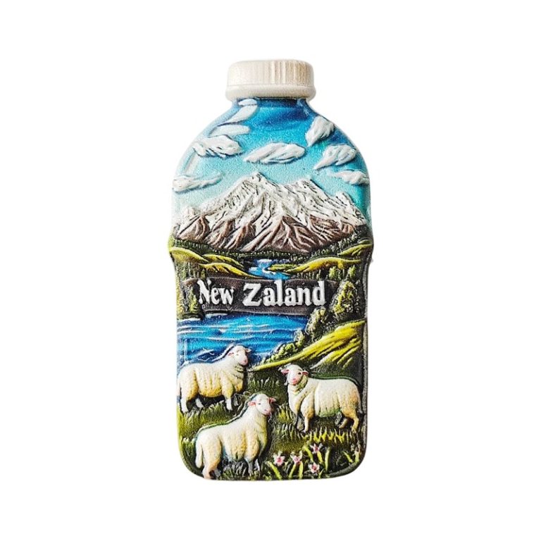 new zealand sheep landscape fridge magnet farm travel gift & nature themed fridge decor