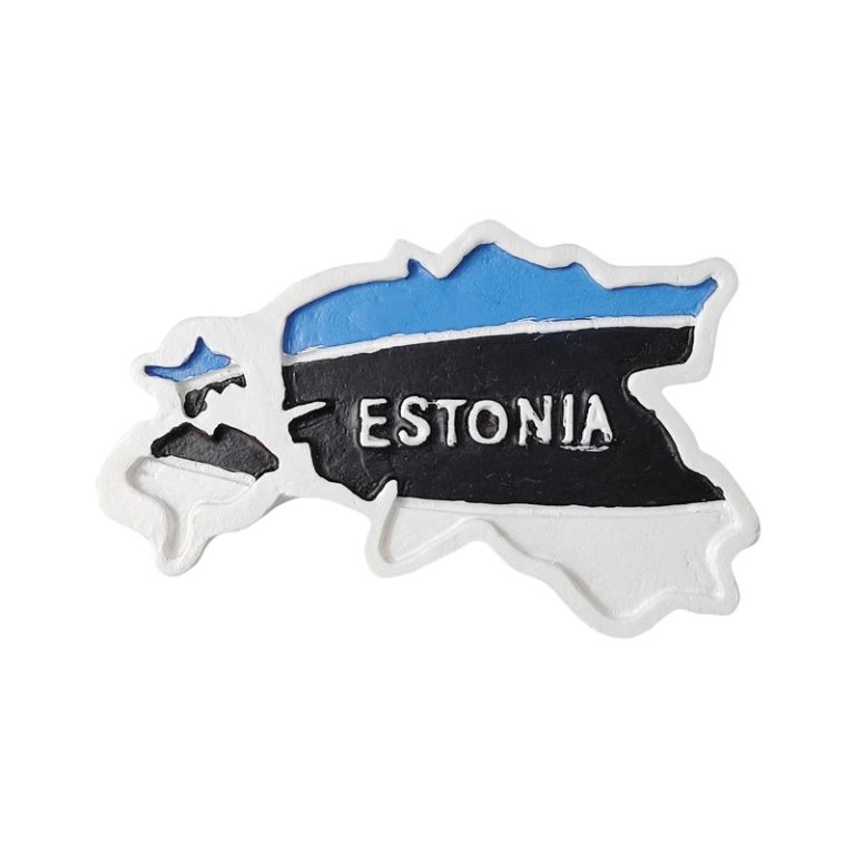 estonia map shape fridge magnet souvenir gift & whiteboard decoration