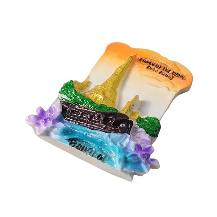 bangkok thailand fridge magnet temple of the dawn souvenir gift & cultural decor piece