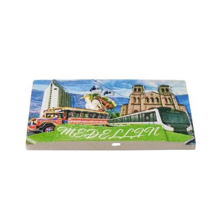 colombia medellín fridge magnet vibrant city souvenir & travel decor