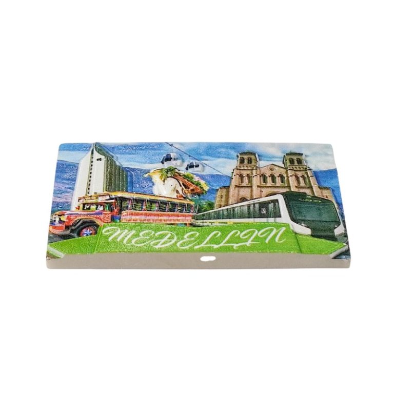 colombia medellín fridge magnet vibrant city souvenir & travel decor