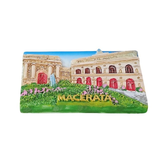 macerata italy fridge magnet historic landmark souvenir & cityscape décor
