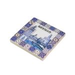 seville spain fridge magnet ceramic tile style travel keepsake & home décor