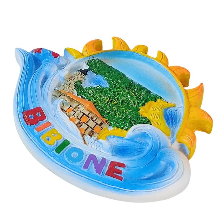 bibione italy fridge magnet – colorful summer beach souvenir for travel lovers & magnetic decor fans