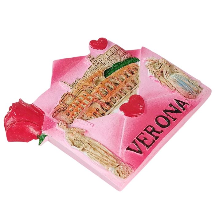 verona italy fridge magnet – romeo and juliet love souvenir for romantic travel gift & fridge art display