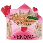 verona italy fridge magnet – romeo and juliet love souvenir for romantic travel gift & fridge art display